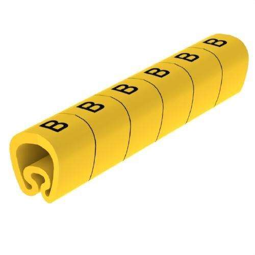 Marqueurs prédécoupés jaunes Ø18 PVC plastifiés avec la référence 1813-B de la marque UNEX