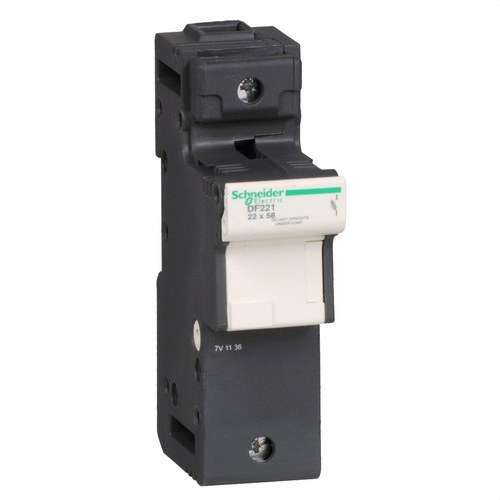 Porte-fusible sans voyant 1P 125A fusible 22X58 avec la référence DF221 de la marque SCHNEIDER ELECTRIC