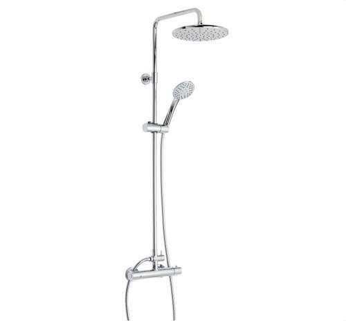 Colonne de douche thermostatique OSLO chrome avec la référence CT67110 19 de la marque GENEBRE
