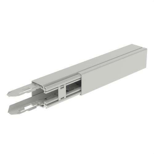 Goulotte grise U23X 40x40mm avec la référence 73020-04 de la marque UNEX