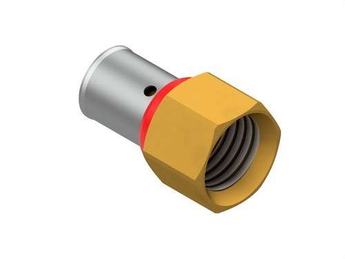 Raccord fixe femelle multicouche PE-X 32x2,9-1" avec la référence 1410.32100 de la marque MULTICAPAS
