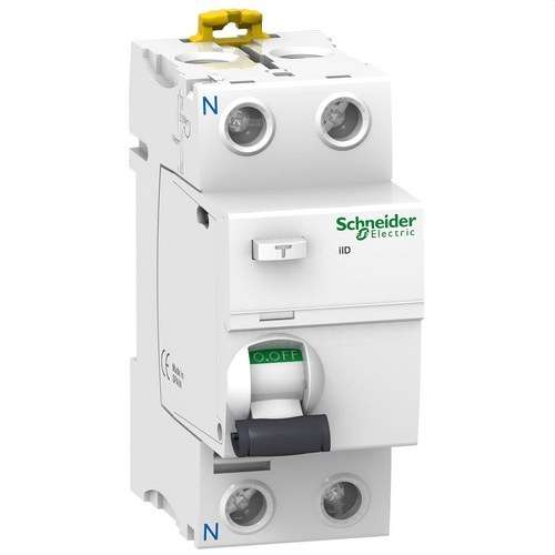 Disjoncteur différentiel RCCB-IID 2P 40A 300mA Classe A-SI avec la référence A9R35240 de la marque SCHNEIDER ELECTRIC