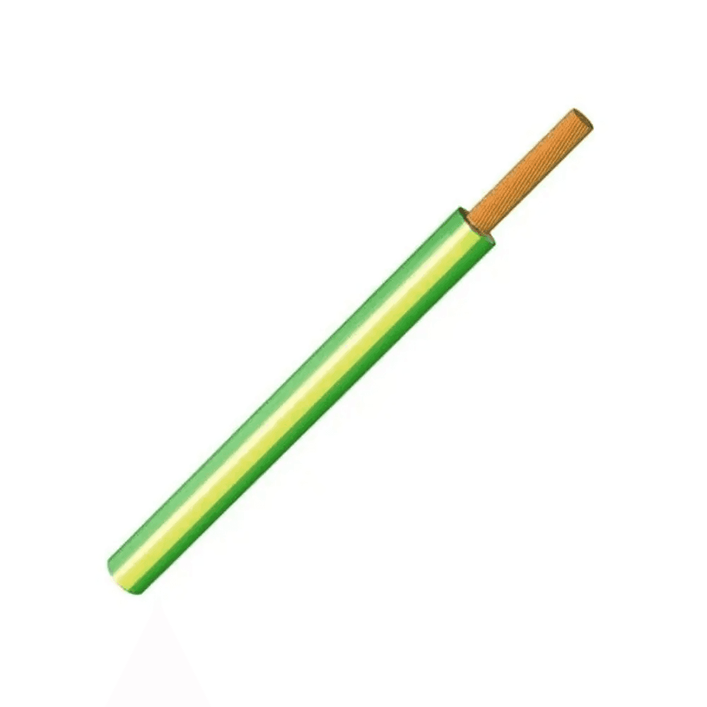 Câble H07Z1-K CPR 4mm2 jaune-vert - Boîte de 100 mètres avec la référence 334220022563 de la marque RECAEL