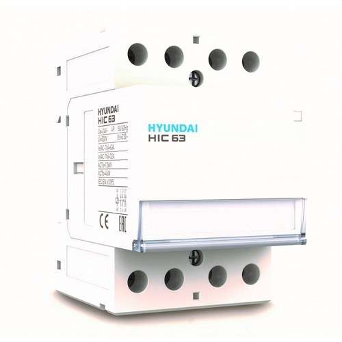Contacteur modulaire 25A 0NO+4NC 230V AC avec la référence HIC25-04NSX230 de la marque HYUNDAI