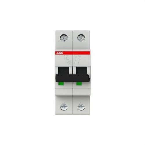 Disjoncteur S202-C6 2P 6A C 10kA avec la référence 2CDS252001R0064 de la marque ABB