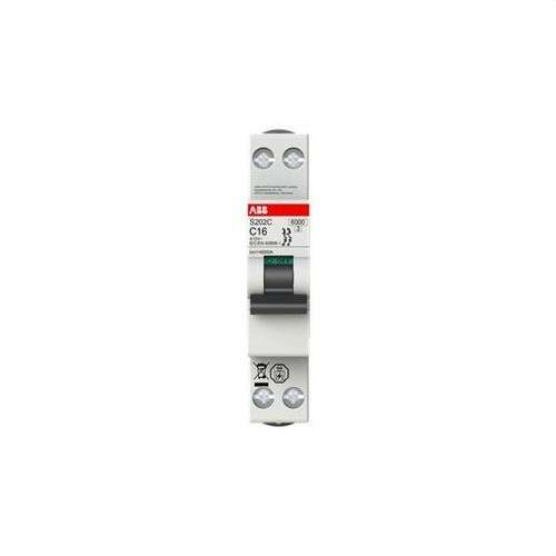 Disjoncteur S202C-C10 2 10A Courbe C 6 kA avec la référence 2CDS252280R0104 de la marque ABB