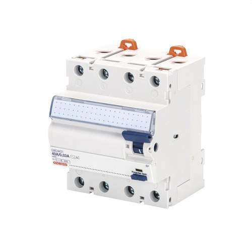 Disjoncteur différentiel NA-T 4P 40A 30mA Instantané avec la référence GWD4431 de la marque GEWISS