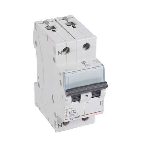 Disjoncteur différentiel TX3 P+N 32A Courbe C 6kA avec la référence 403589 de la marque LEGRAND