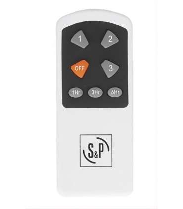 Télécommande avec minuterie pour les ventilateurs de plafond S&P Kit RC HTB avec la référence 5401630500 de la marque SOLER & PALAU