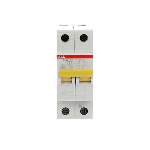 Disjoncteur SV201-C32NA 1P+N 32A Courbe C Courbe C 6kA avec la référence 2CDS211166R0324 de la marque ABB