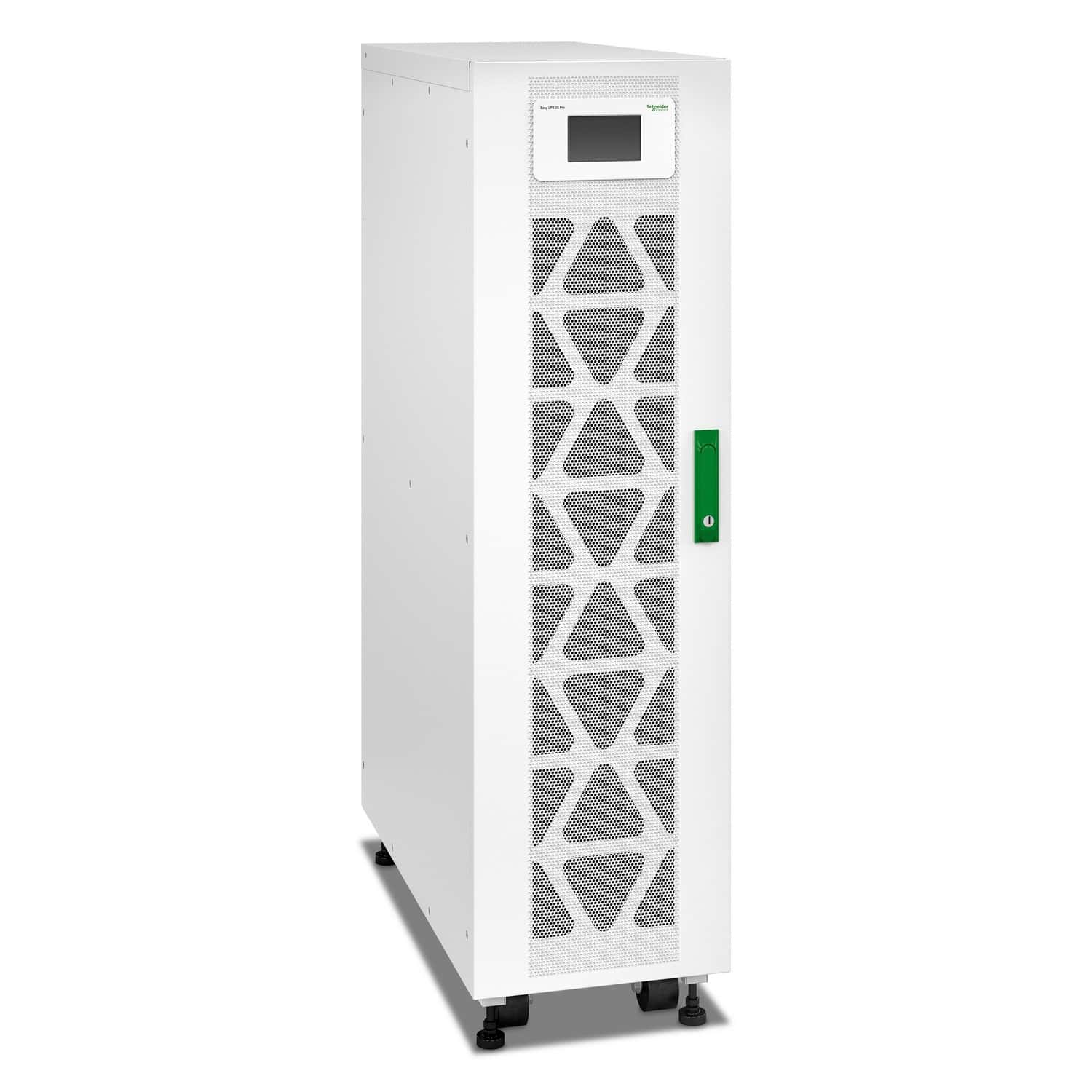 SAI Easy 3S Pro 15 kVA 400V 3:3, avec 2 modules de batteries internes de 7 Ah avec la référence E3SP15KHB2 de la marque SCHNEIDER ELECTRIC