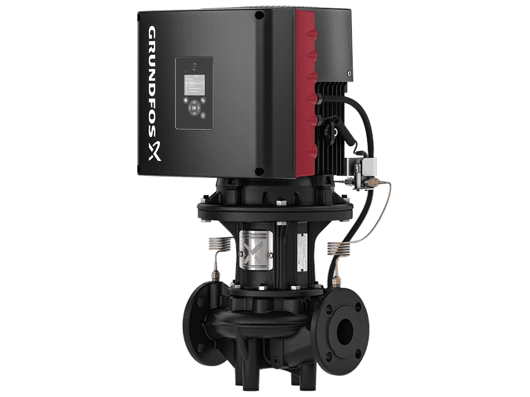 Pompe en ligne TPE3 50-450 S-A-F-A-BQQE-LWC avec la référence 93338823 de la marque GRUNDFOS