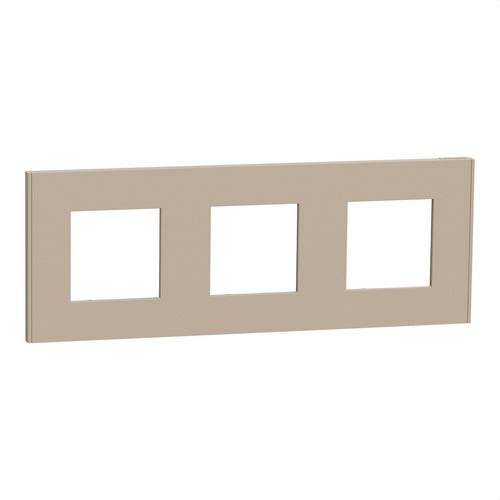 Cadre de 3 éléments vison New Unica Deco avec la référence NU600626 de la marque SCHNEIDER ELECTRIC
