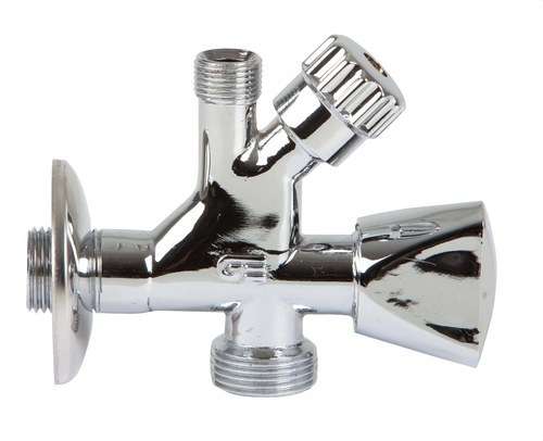 Vanne mixte 1/2" pour lave-linge et lavabo avec la référence 3092 04 de la marque GENEBRE