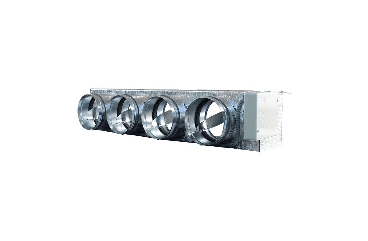 Motorized plenum Airzone Easyzone 6.0 AZEZ6DAIBS07S4 for Daikin – 4 outlets Ø200 mm (medium capacity) with reference AZEZ6DAIBS07S4 from the brand AIRZONE
