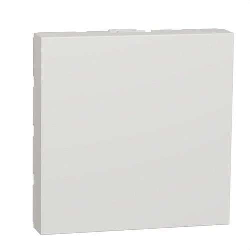 Plaque aveugle 2 modules blanc polaire New Unica avec la référence NU986618 de la marque SCHNEIDER ELECTRIC
