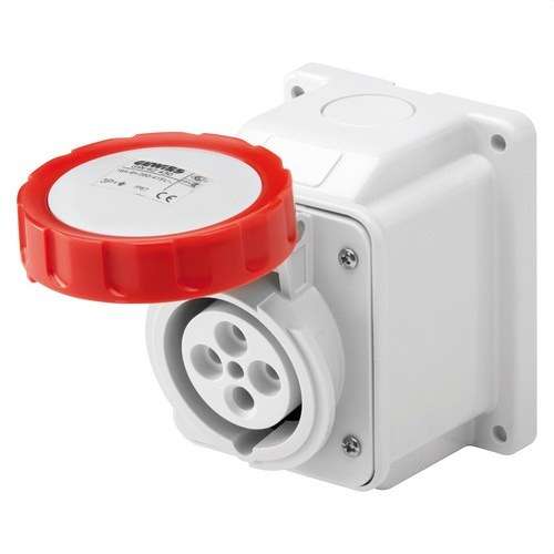 Base fixe de surface à 10º. IP67 3P+T 32A 400V 6H avec la référence GW62441 de la marque GEWISS