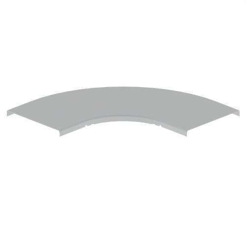 Couvercle courbe plat à 90º gris 200 U23X avec la référence 66211 de la marque UNEX