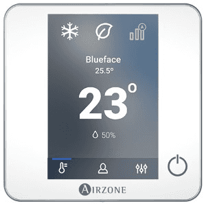 Thermostat câblé Airzone Blueface Zero 32Z blanc avec la référence AZDI6BLUEZEROCB de la marque AIRZONE