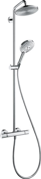 Ensemble de douche thermostatique Raindance S Showerpipe 240 chrome avec la référence 27115000 de la marque HANSGROHE