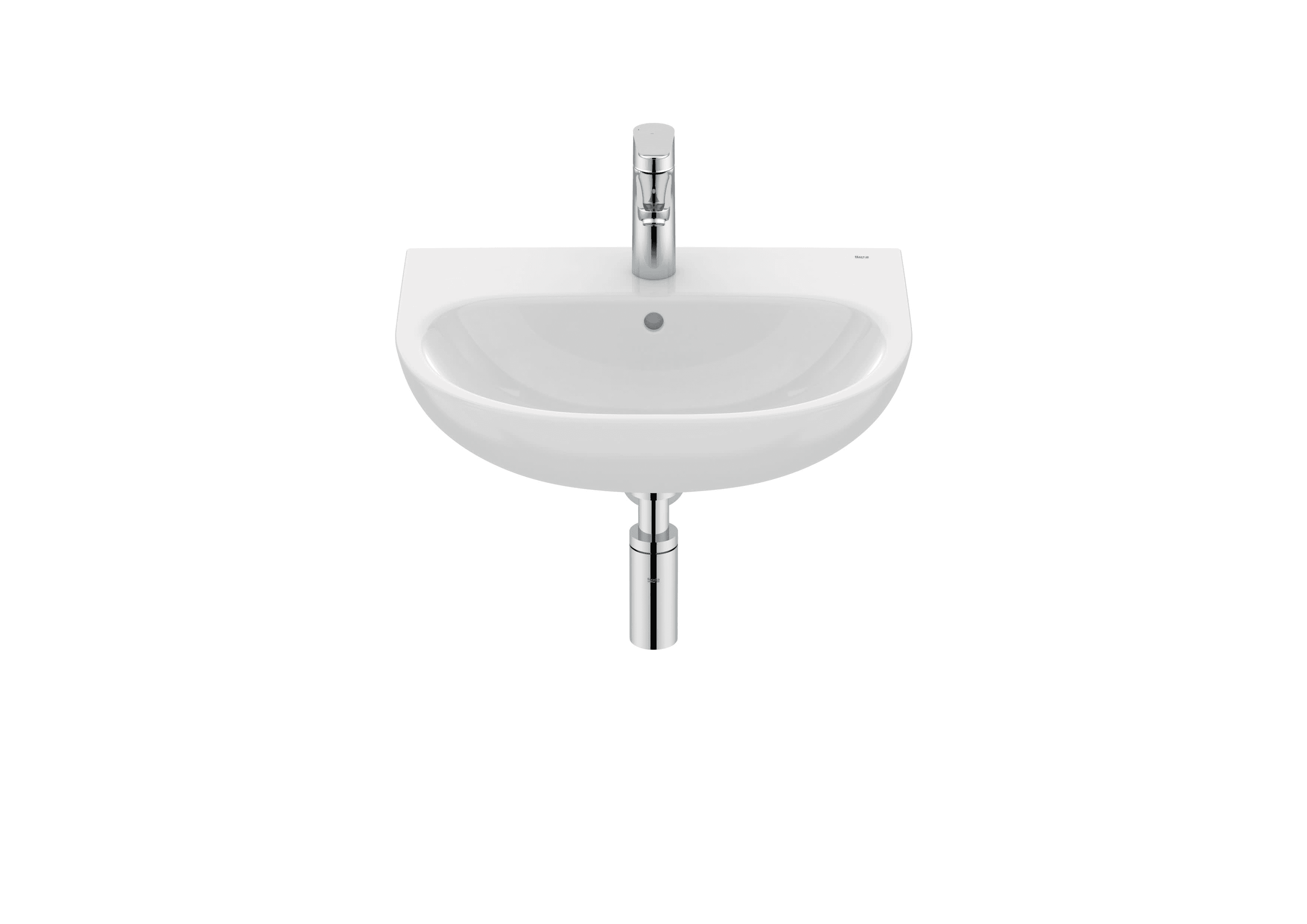 Lavabo mural en porcelaine avec fixations Roca Victoria 520x425mm avec la référence A325V03000 de la marque ROCA