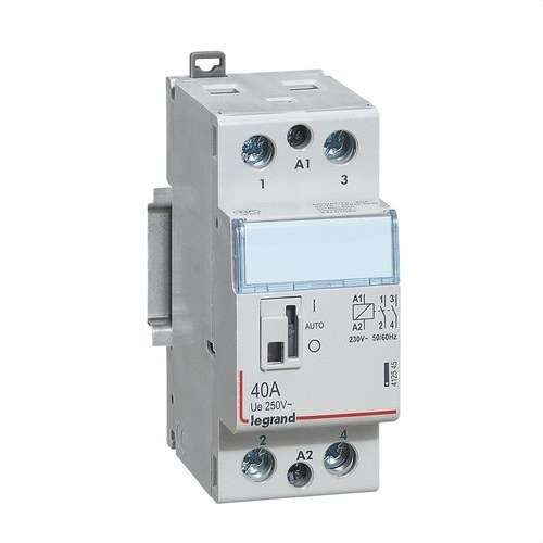 Contacteur 40A 2NO 230V avec la référence 412545 de la marque LEGRAND