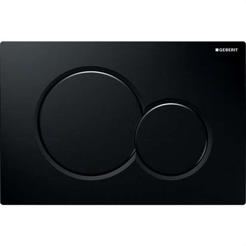 Bouton de chasse double SIGMA01 noir intense avec la référence 115.770.DW.5 de la marque GEBERIT