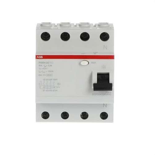 Disjoncteur différentiel 4P 63A Classe AC 300mA avec la référence 2CSF204003R3630 de la marque ABB