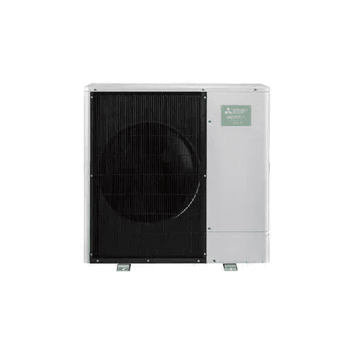 Pompe à chaleur aérothermique monobloc Mitsubishi ECODAN PUZ-WZ R290 9 kW avec la référence PUZ-WZ90VAA-W de la marque MITSUBISHI