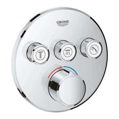 Mitigeur encastré avec 3 poignées SmartControl chrome avec la référence 29146000 de la marque GROHE