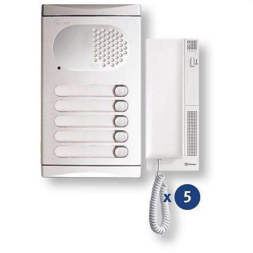 Kit interphone pour 5 logements Golmar 4150/AL avec la référence 11284150B de la marque GOLMAR