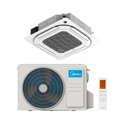 Climatiseur cassette Midea Superslim 7 kW 24000 BTU avec la référence MCD-71(24)N8Q-2 de la marque MIDEA