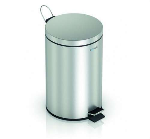 Poubelle à pédale de 20L inox satiné avec la référence GW06 04 04 01 de la marque GENWEC