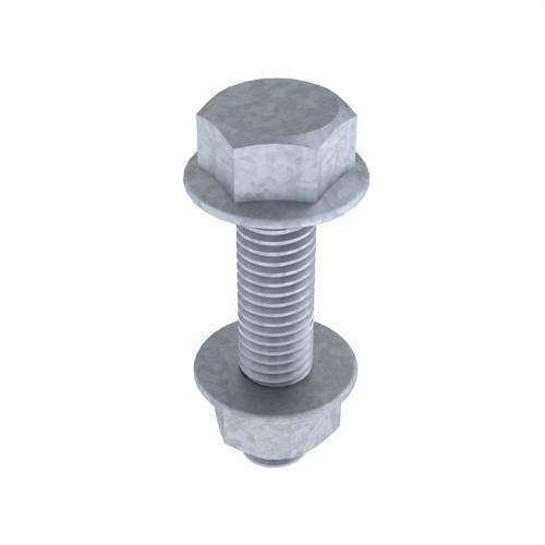 Boulon avec écrou DIN 6921 M8X35 avec la référence 66849-C6 de la marque UNEX