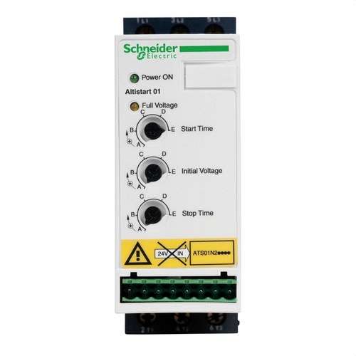 Démarreur progressif Altistart ATS01 9A 380..415 V 4 kW avec la référence ATS01N209QN de la marque SCHNEIDER ELECTRIC