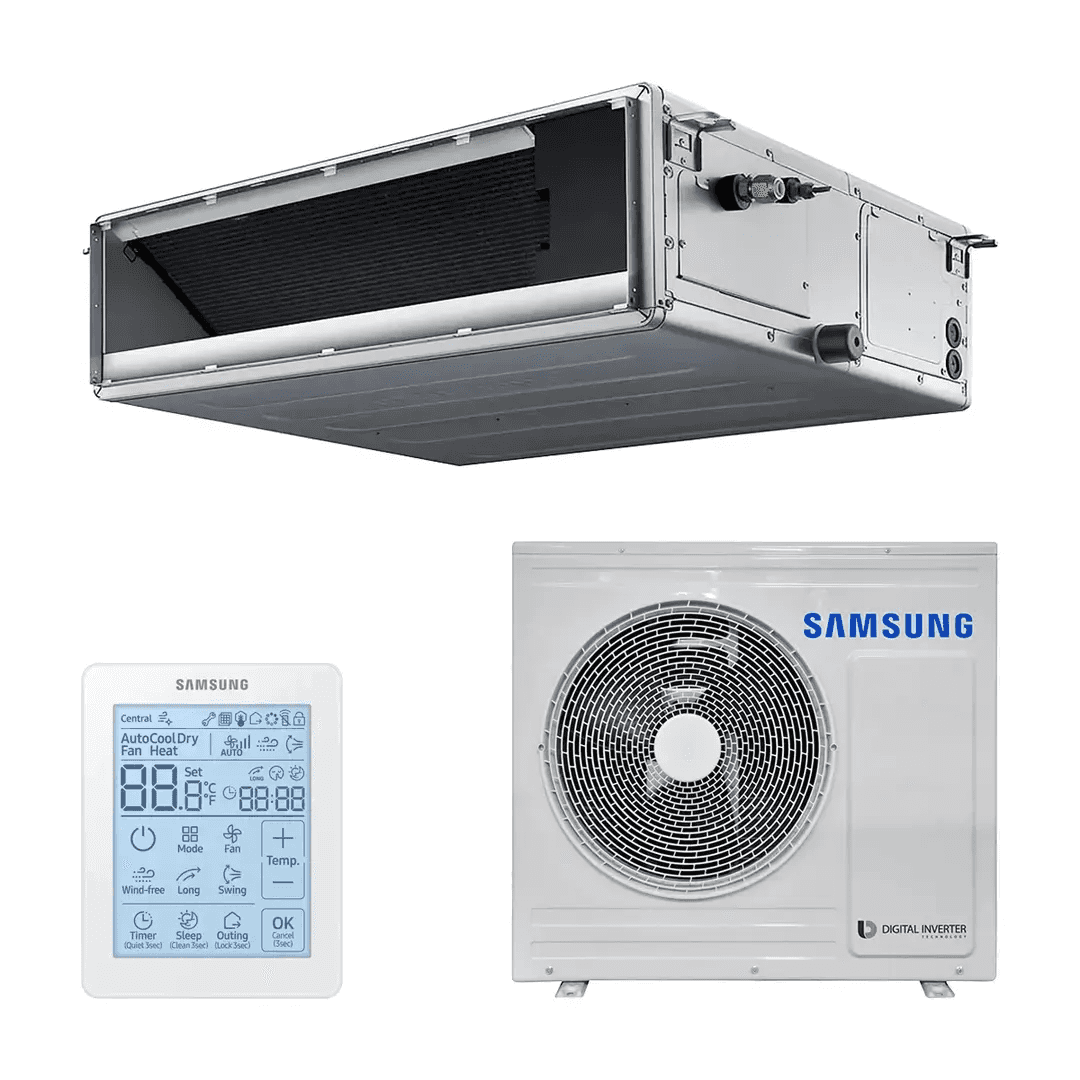 Climatiseur gainable Samsung Deluxe 5,0 kW 18000 BTU avec la référence F-AC052RXN de la marque SAMSUNG