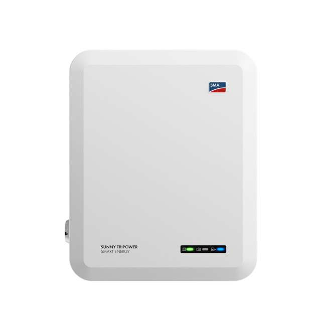 Onduleur solaire hybride triphasé de 10 kW SMA Sunny Tripower 10.0 avec la référence 124613-00.01 de la marque SMA SOLAR