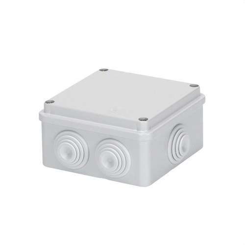 Boîte de dérivation avec couvercle bas vissé 100x100x50mm avec la référence GW44004 de la marque GEWISS