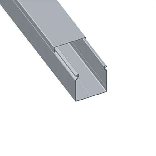 Goulotte grise U23X 60x60mm avec la référence 60.60.07 de la marque UNEX