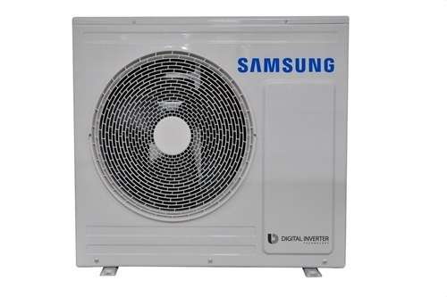 Unité extérieure bibloc aérothermie Samsung EHS TDM PLUS 8 kW avec la référence AE090MXTPEH/EU de la marque SAMSUNG