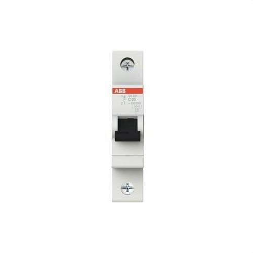 Disjoncteur SH201-C20 1P 20A Courbe C Courbe C 6kA avec la référence 2CDS211001R0204 de la marque ABB
