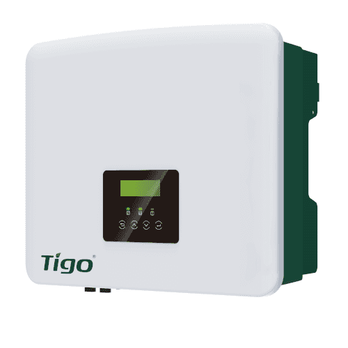 Onduleur solaire hybride triphasé de 5 kW Tigo TSI-5K1D avec la référence 601-1105K0-0001 de la marque TIGO ENERGY