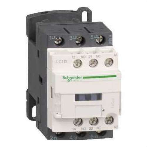 Contacteur 12A 1 NO/1 NF 48V 50-60HZ avec la référence LC1D12E7 de la marque SCHNEIDER ELECTRIC