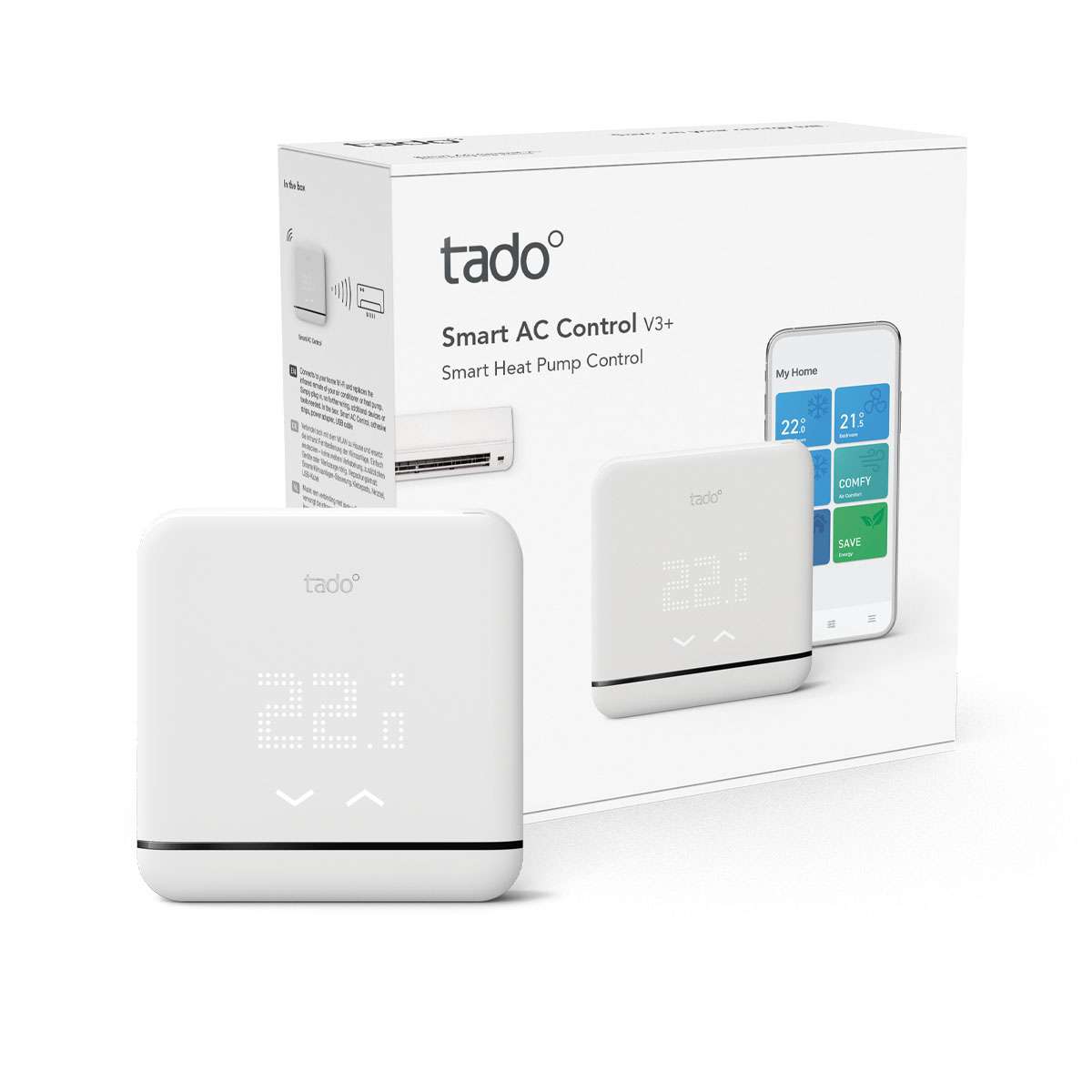 Contrôle universel WiFi Tado V3+ pour climatiseur avec la référence SAC V3+ de la marque TADO