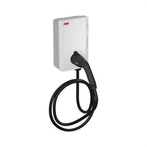 Chargeur de voiture électrique triphasé ABB TAC-W22-G5-R-C-0 Terra AC 22kW avec câble Type 2 de 5 mètres avec la référence 6AGC082157 de la marque ABB