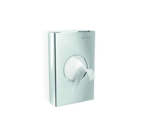 Distributeur de sacs hygiéniques brillant avec la référence GW03 25 04 02 de la marque GENWEC