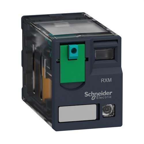 Relais miniature enfichable HARMONY Relay 6 a 4 nanc led 12 v cc avec la référence RXM4AB2JD de la marque SCHNEIDER ELECTRIC