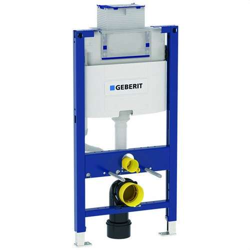Châssis Geberit Duofix pour WC suspendu 98 cm avec réservoir encastré Omega 12 cm avec la référence 111.030.00.2 de la marque GEBERIT