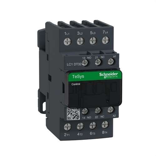 Contacteur 32A AC1 4P 1 NO/1 NC 110V 50-60HZ avec la référence LC1DT32F7 de la marque SCHNEIDER ELECTRIC