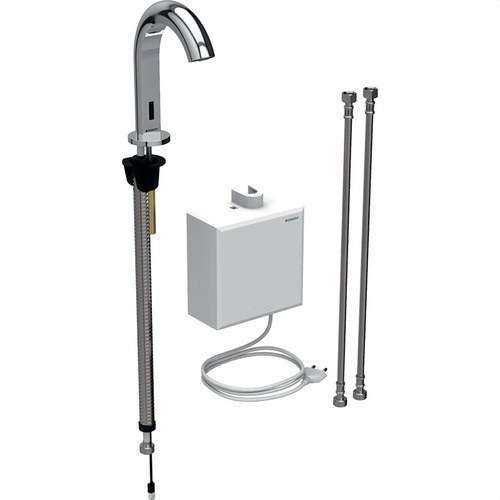 Mitigeur électronique pour lavabo Geberit Piave alimentation réseau chrome avec la référence 116.162.21.1 de la marque GEBERIT